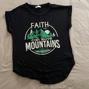 “Faith can move Mountains” T Shirt